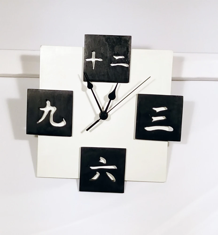 Orologio con numeri giapponesi