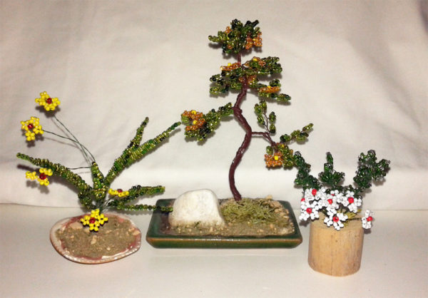 composizione mista bonsai di perline (G)
