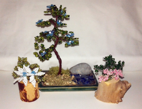 composizione mista bonsai di perline (K)