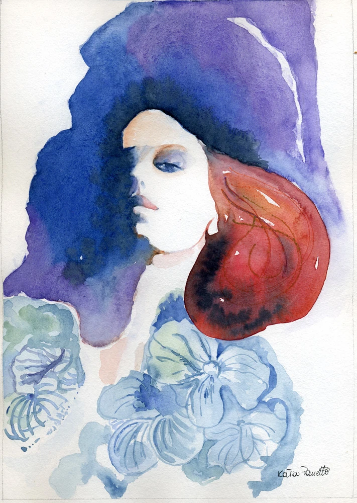 donna di fiori (copia d’autore)