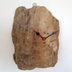 orologio su fetta di tronco (c)